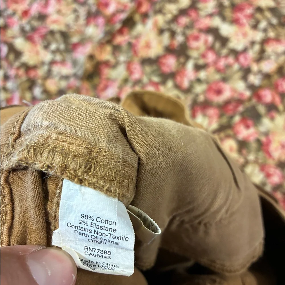 Madewell 9” High Riser Skinny Skinny Brown‎ Chino Jeans Womens 27/28